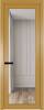 Межкомнатная дверь Profil Doors 1 AGP цвет профиля Золото, стекло безопасное 6 мм прозрачное 800x2000