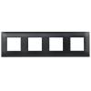 Рамка 4-постовая IEK Skandy SK-M42-K02 черный фото 5