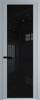 Межкомнатная дверь Profil Doors 2 AGP цвет профиля Серебро, стекло безопасное 6 мм черный триплекс 700x2000