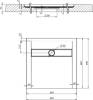 Поддон для душа Aquanet Delight NEW 007G 90x90 серый камень, с сифоном фото 6