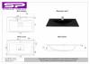 Мебельная раковина Stella Polar Корвет SP-00000904 80 черный металлик фото 2
