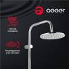 Душевая система Agger Thermo A2492200 хром фото 15