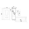 Смеситель для раковины Jacuzzi Beam AMCR208WBJAPI настенный, встраиваемый фото 3