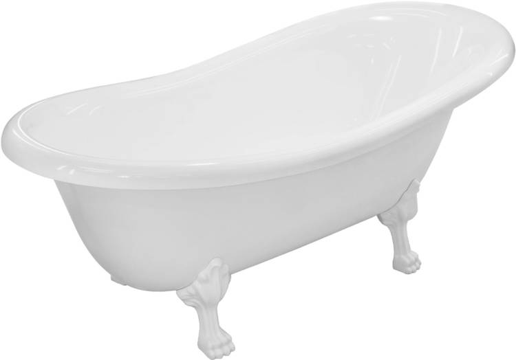 Ванна из искусственного камня Эстет Марсель 170x80 с ножками белыми