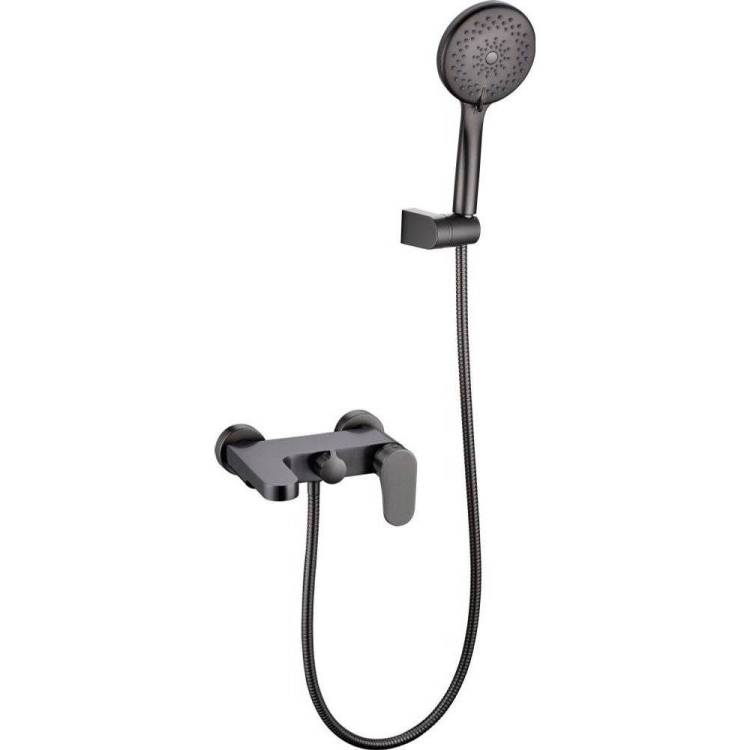 Смеситель для ванны Boheme Spectre 453-Gm вороненая сталь