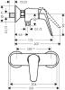 Смеситель для душа Hansgrohe Novus 71060000 фото 4