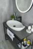 Раковина Gid Creativo N9052 51116 белая, 65x38x14 фото 7