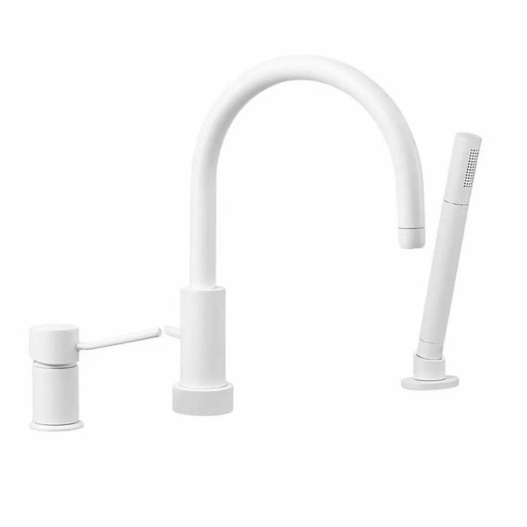 Смеситель Remer Minimal N07BO белый матовый