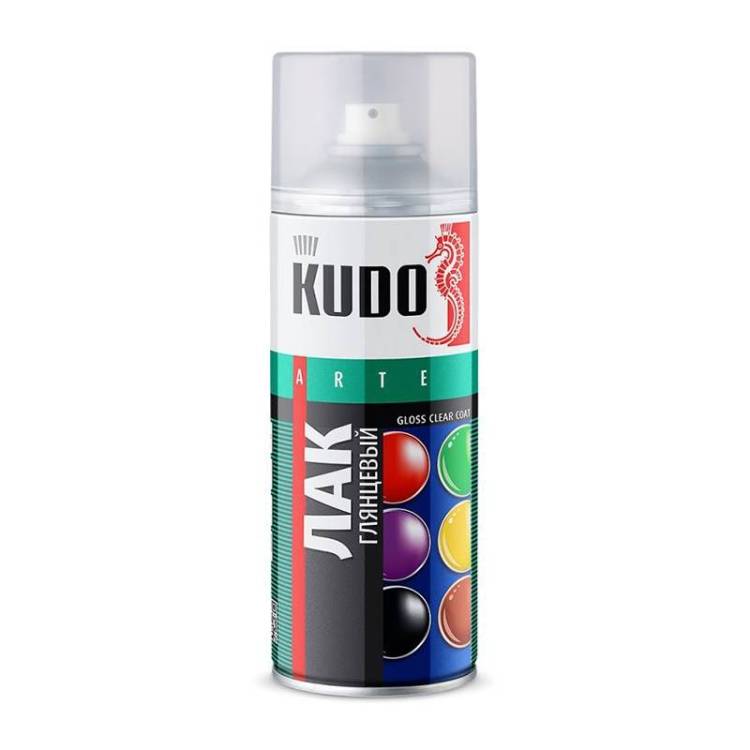 Лак акриловый KUDO KU-9002 универсальный глянцевый 0.52 л