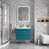 Мебель для ванной Art&Max Platino 75, подвесная, бирюзовая матовая фото 2
