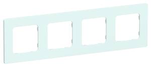 Рамка 4-постовая IEK Flite FI-M42-32-20-K94 холодный лед