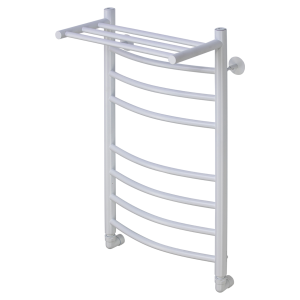 Полотенцесушитель водяной Comfysan Noumi 014032 W-8 80/40 с полкой, белый матовый