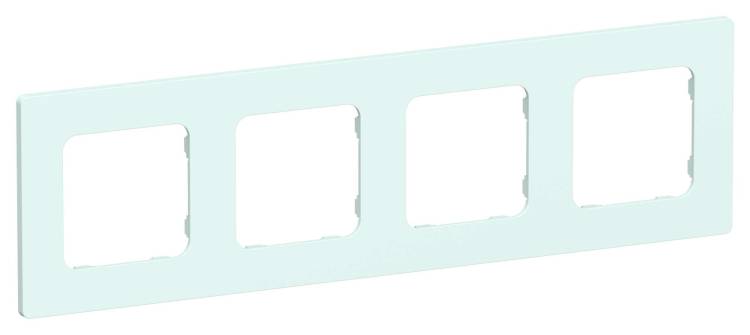 Рамка 4-постовая IEK Flite FI-M42-32-20-K94 холодный лед