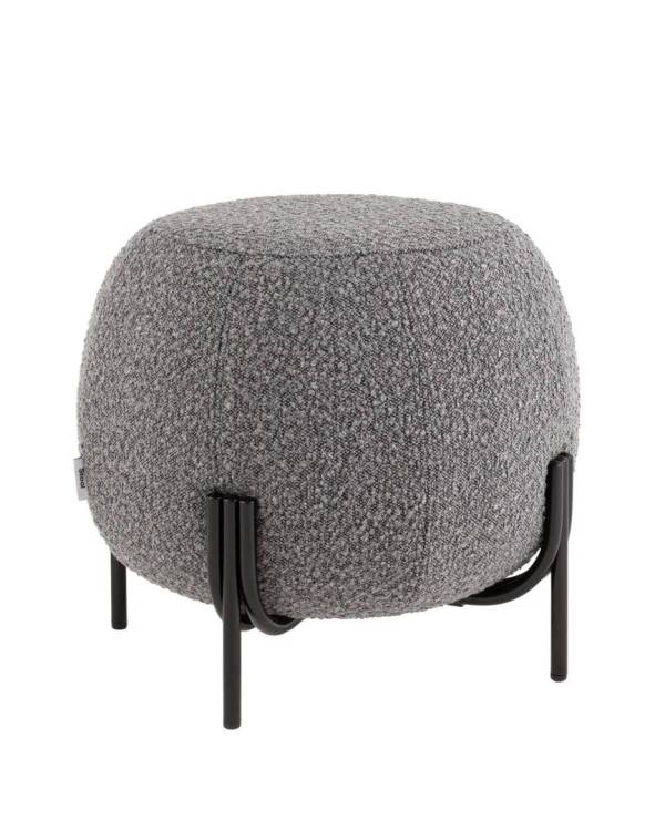 Пуф Stool Group Флик vd-flik-tr-dg темно-серый, букле