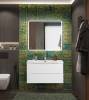 Тумба с раковиной BelBagno MARINO-CER-N-900-2C-SO-BO-P подвесная, Bianco Opaco, 51.6x91x46 фото 4