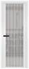 Межкомнатная дверь Profil Doors 3 AGP цвет профиля Вайт, стекло безопасное 6 мм комфорт серый 700x2000