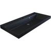 Тумба с раковиной Uperwood Tanos 3930421701 черная, уголь, 100 см фото 8