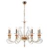Люстра Crystal Lux Catarina Sp8 V2 Gold/Transparent-Cognac