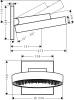 Верхний душ Hansgrohe Rainfinity 26226700 фото 3