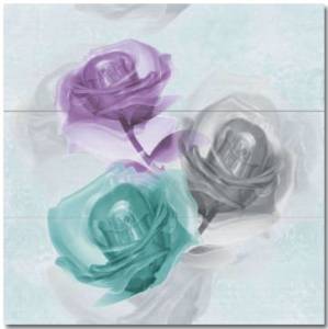 Панно Azuliber Texi Composicion Rosas AMT 3pzs 75x75