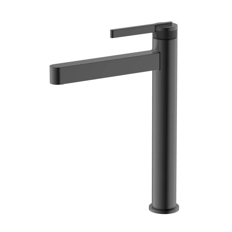 Смеситель для раковины DQ Bonn DA1702006 высокий, графит