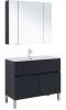 Мебель для ванной Aquanet Алвита New 00273988 1 ящик, 2 дверцы, антрацит