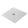 Поддон для душа BelBagno Uno TRAY-MR-UNO-A-90-35-W-CR с сифоном и декоративной накладкой, белый, 90x90 фото 2