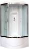 Душевая кабина Royal Bath RB 100BK6-WT-CH с высоким поддоном, с сиденьем