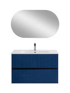 Тумба под раковину Art&Max Torino AM-TORINO-900-2C-SO-SA-P Сапфир, 90x43.8x58