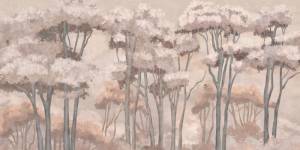 3D Фотообои Artegrafico «Густые верхушки деревьев» PRS-009 песок