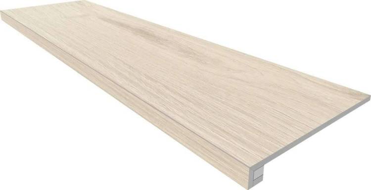 Ступень Ametis by Estima Alavesa 70537 Set/Steptrade/AV01_NS/33x160/Riser/AV01_NS/14,5x160 Nordic неполированная с бортиком 33x160 + Подступенок 14.5x160