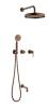 Душевой комплект Boheme Eterna 174-2-CB Copper Brushed