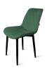 Стул Арника Оскар 00-00273269 черный матовый Томми 25 темно-зеленый
