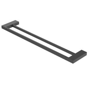 Полотенцедержатель Cezares Slider SLIDER-THD-60-NOP двойной, черный матовый