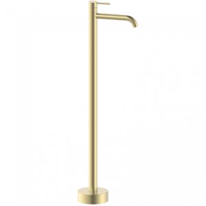 Смеситель для раковины Wonzon & Woghand Stick WW-88649905-BG напольный, брашированное золото