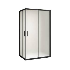 Душевой уголок Royal Bath HPD RB7095HPD-C-BL профиль черный, стекло матовое, 95x70x200