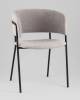 Кресло Stool Group Нэлли AV 486-L80-9005 буклированный велюр серый фото 2