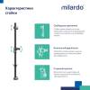 Душевая штанга Milardo Ideal Spa ILS70B0M17 черный матовый фото 7