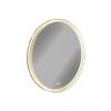 Зеркало Teymi Lina Supernova Gold T20121 с подсветкой и подогревом, сенсор, круглое, D60