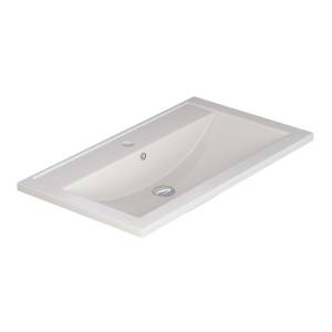 Раковина Uperwood Foster Quartz 291030036 белая матовая, жасмин, 80x45.5