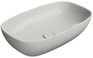 Раковина GSI Nubes 978317 серый матовый, 60x38
