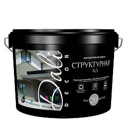 Декоративная краска Dali Decor Структурная 0.5 15 кг