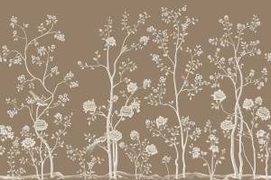 Бесшовные Eco обои Ortograf Chinoiserie 33925 Blooming grove beige Гладь ОЕ-Р2