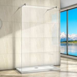 Душевая перегородка Weltwasser WW400 100H-2 10000001235 профиль хром, стекло прозрачное, 100Х185 (распродажа)