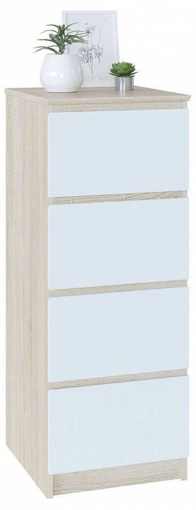 Комод Сокол Т-4Р 4680212008887, Т4рСб Дуб сонома/белый