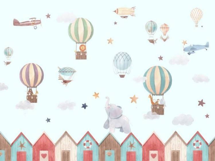 3D Фотообои Artegrafico «Прогулки в вышине» KID-052 канвас