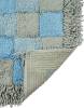 Коврик Fora 1845-1 100BL 100х60 см, шахматы, голубой фото 2