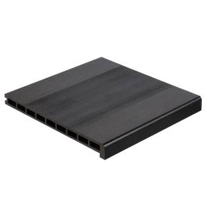 Ступень Polywood Графит пустотелая брашированная 3000x320x25