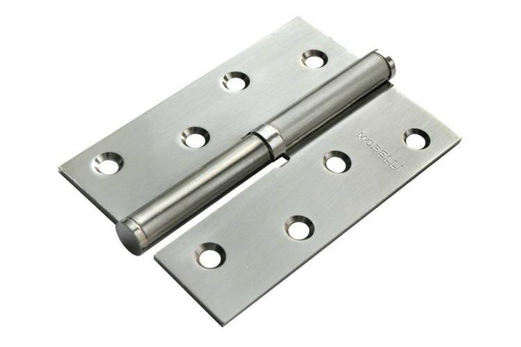 Петля дверная универсальная Morelli MS 100X70X2.5-4BB SN Никель