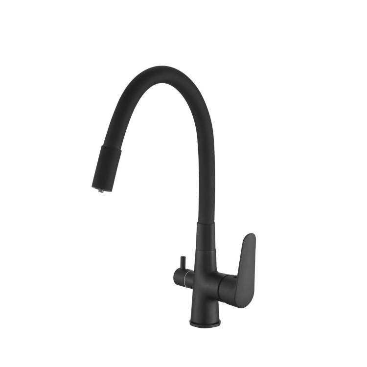 Смеситель для кухни ESKO CL 03 B Total с гибким изливом, хром